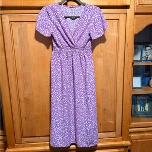 Floral Purple Dress